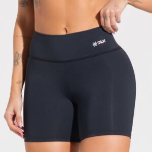 Short Fitness Feminino Preto Básico Dlk