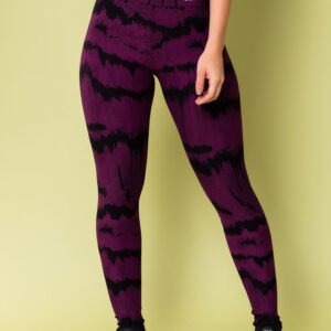 Calça Legging Energy Estampada Frequência Roxo Dlk