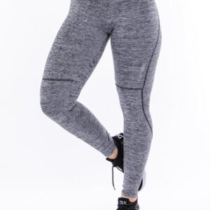 Calça Legging Nation Com Cortes Mescla Dlk
