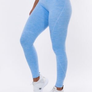Calça Legging Nation Com Cortes Azul Dlk