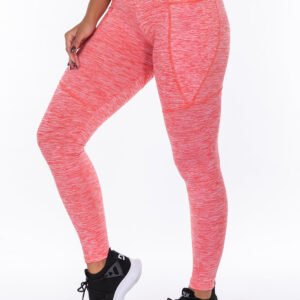 Calça Legging Nation Bolso Lateral Coral Dlk