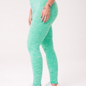 Calça Legging Nation Com Bolso No Cós Verde Dlk