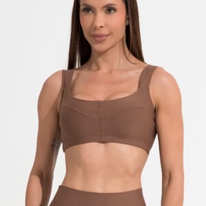 Top Aura DLK · Marrón - ropa deportiva Uruguay
