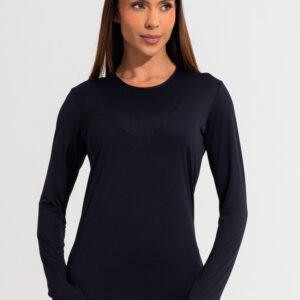 Blusa Manga Larga DLK Basic · Negro - ropa deportiva Uruguay
