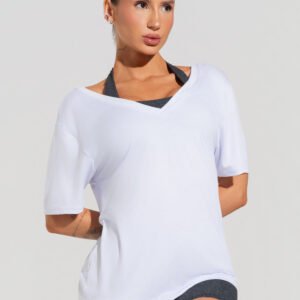 Blusa blanca Soul Dlk cuello de pico mujer