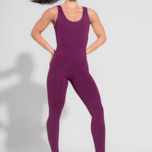 Mono básico de fitness morado dlk para mujer