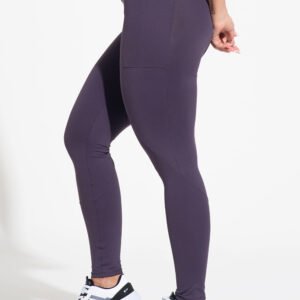 Leggings de fitness para mujer con bolsillos y cinturilla elástica Activity Dlk morado