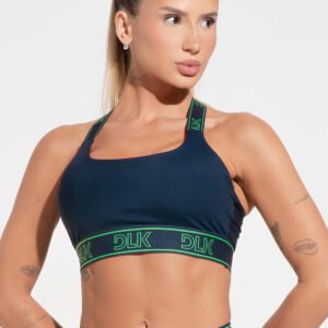 Top Activity DLK Espalda Tul · Azul Marino - ropa deportiva Uruguay