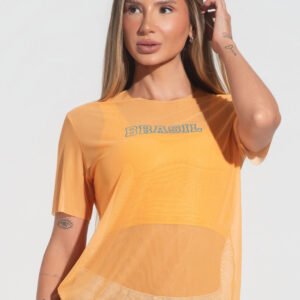 Blusa Feminina Tule Brasil Radiante Dlk Amarelo