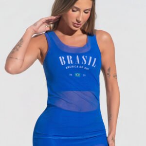 Camiseta tul nadador mujer Latin Soul Dlk azul