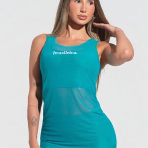 Camiseta nadadora "Tulle" - Mujer - Brasil - Verde